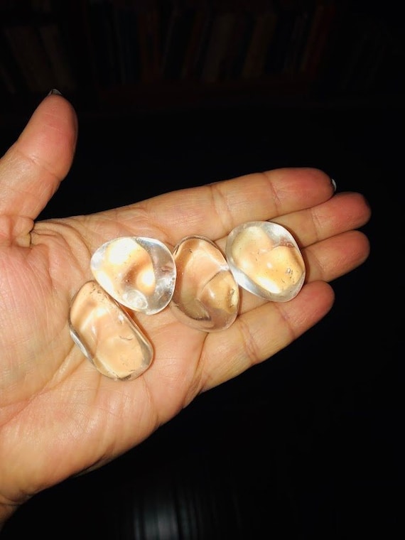 Clear Quartz, Tumbled, S M L XL, Quartz Crystal, Master Healer, Reiki Blessed, Energy Amplifier