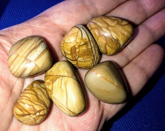 Walnut Jasper S/M Tumbled Stability Balance Courage Etsy