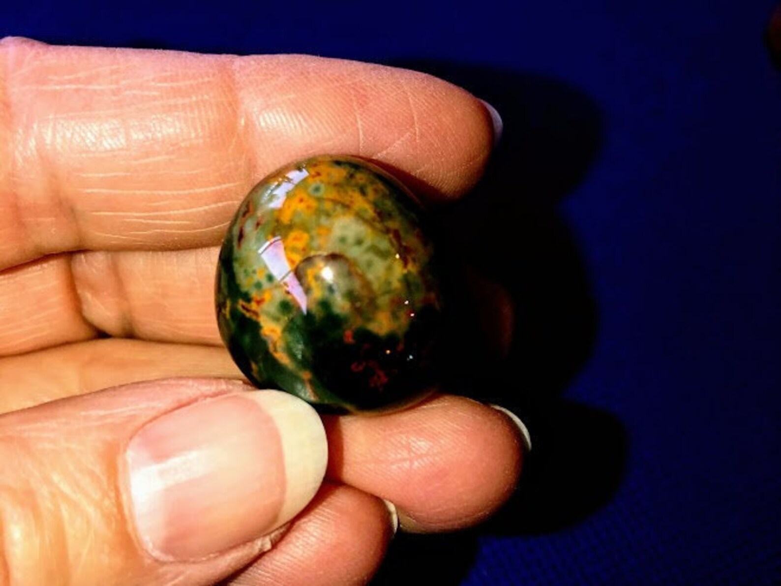 Fancy Jasper Plasma Bloodstone S/M/L Tumbled Grounding Etsy