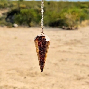 Arabic Stone Pendulum, Dowsing, Divination,  Sanskrit Jasper, Elephant Skin Jasper, Calligraphy Stone, Cobra Stone, Miriam Stone