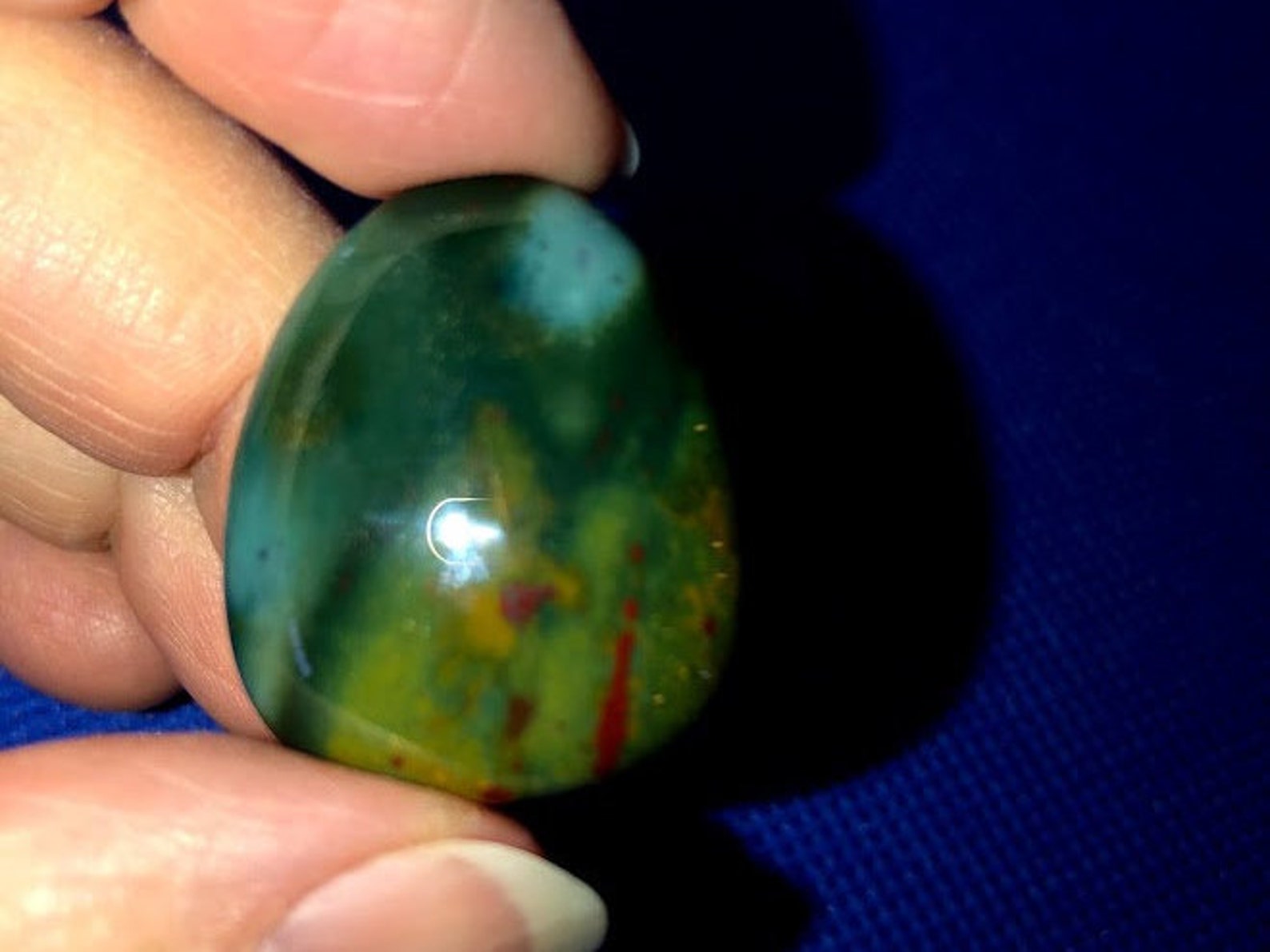 Fancy Jasper Plasma Bloodstone S/M/L Tumbled Grounding Etsy