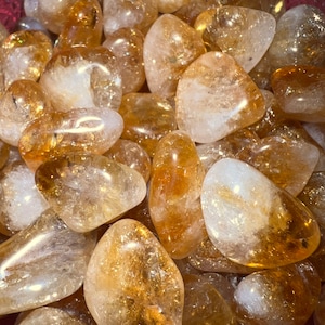 Citrine Tumbled, XS/S/M/L/XL, Heat-treated Amethyst