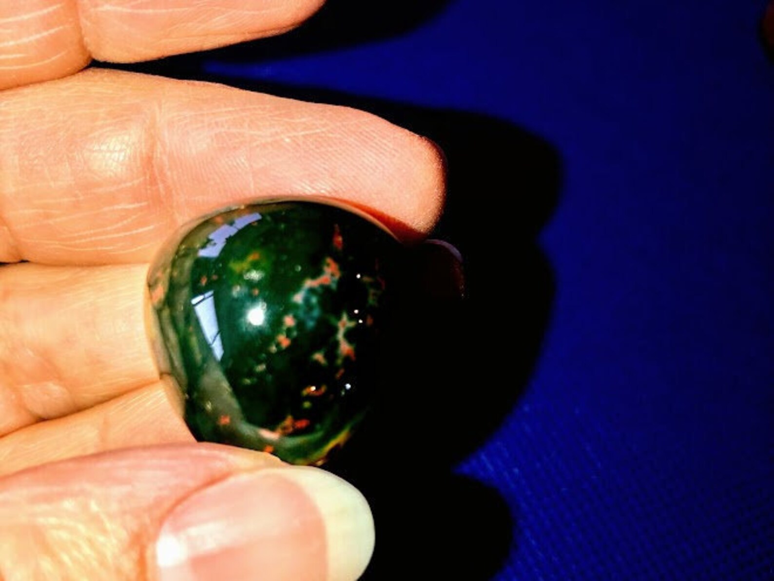 Fancy Jasper Plasma Bloodstone S/M/L Tumbled Grounding Etsy