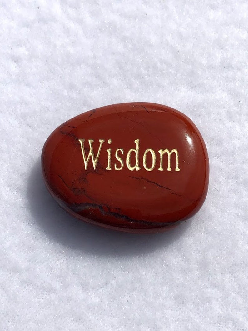 Wisdom Word Stones Pocket Stone Aventurine Red Jasper Etsy