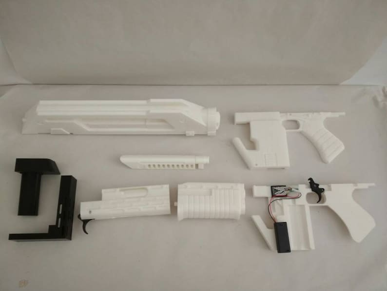 Best KIT M41A Aliens Pulse Rifle Lifesize Forjadict3d Replica 3d Printed FanArt
