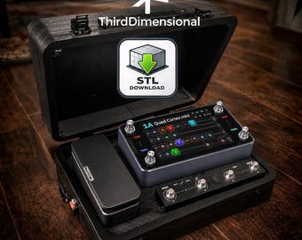 Nano Cortex 3D-printad pedalbräda – digital nedladdning (STL + 3MF + guider)