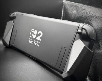 Nintendo Switch 2 Grips-kontrollkontaktgrepp - 3D-utskrivet tillbehör - Mindre minimalistisk design