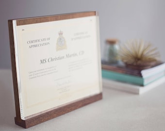 modern diploma frame etsy