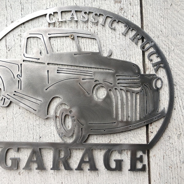 Classic Truck Garage Metal Man Cave Artwork Plaque Sign  1941 1942 1943 1944 1945 1946 1947