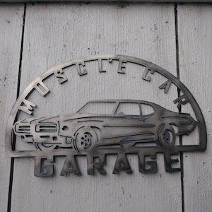 1968 1969 Muscle Car Garage Metal Sign Art Man Cave