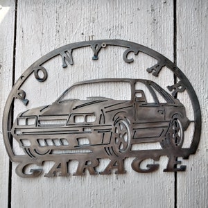 1984 1985 1986 Pony Car Garage Artwork Metal Sign Man Cave 4 Eye