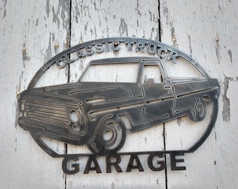1967 1968 Klassieke Vrachtwagen garage Man Cave Art