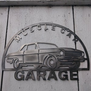 Muscle Car Garage II 2 -  Compact Car Art 1961 1962 1963 1964 1965