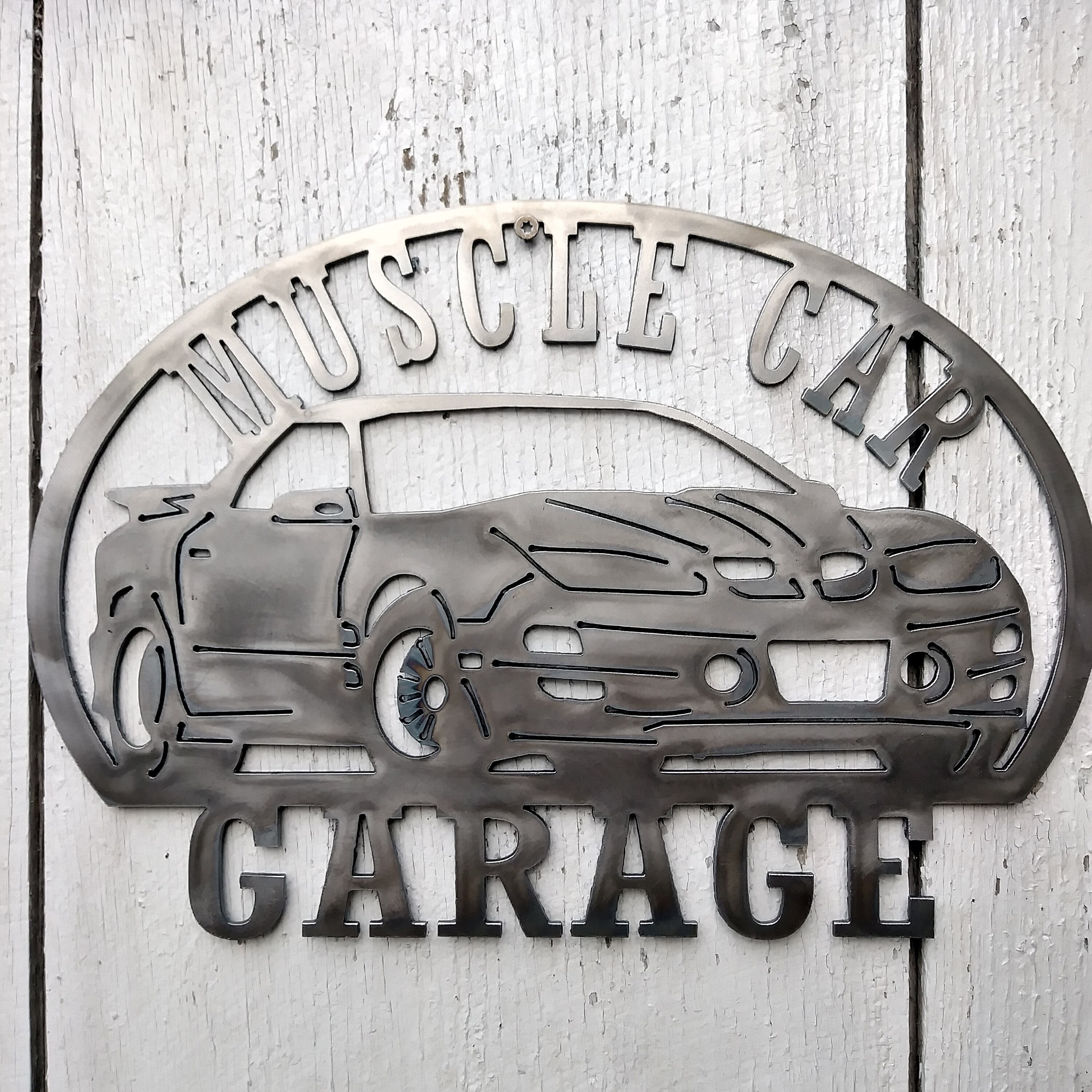 Muscle Car Garage Metal Art Sign 1998 1999 2000 2001 2002 | Etsy