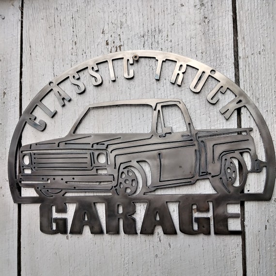 1978 1979 Classic Truck Garage Off Road Pick up  Metal Sign