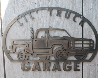 1979 Lil' Red Truck Metal Sign Art