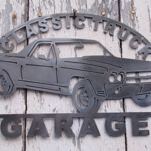 1970 Classic Truck Garage Muscle Car Garage Man Cave Art Sign