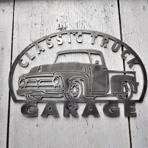 1955 1956 Classic Truck Garage Metal Sign