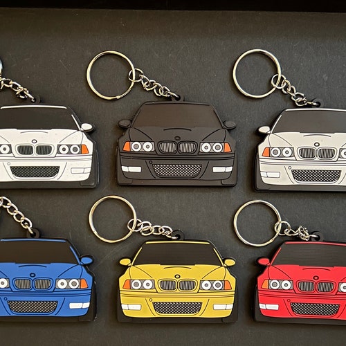 BMW E30 M3 PVC Rubber Keychain Etsy