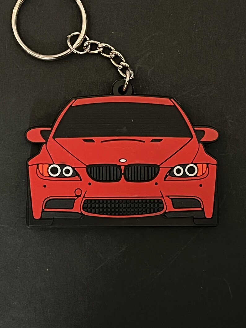 BMW E92 M3 PVC Rubber Keychain | Etsy