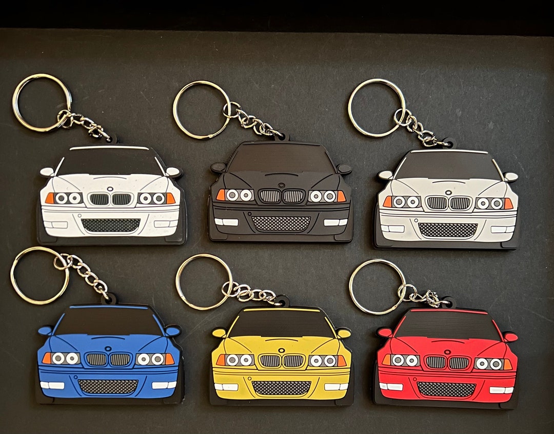 BMW E46 M3 PVC Rubber Keychain - Etsy