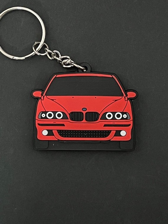 Double sided BMW CAR Model Keychain Keyring Key Chain Rubber Key