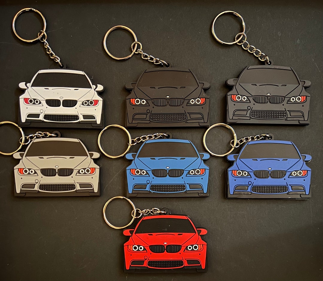 BMW E92 M3 PVC Rubber Keychain - Etsy