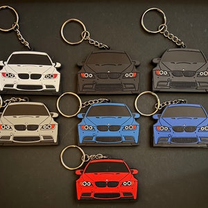 BMW E92 M3 PVC Rubber Keychain