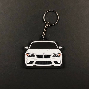 BMW F87 M2 PVC Rubber Keychain