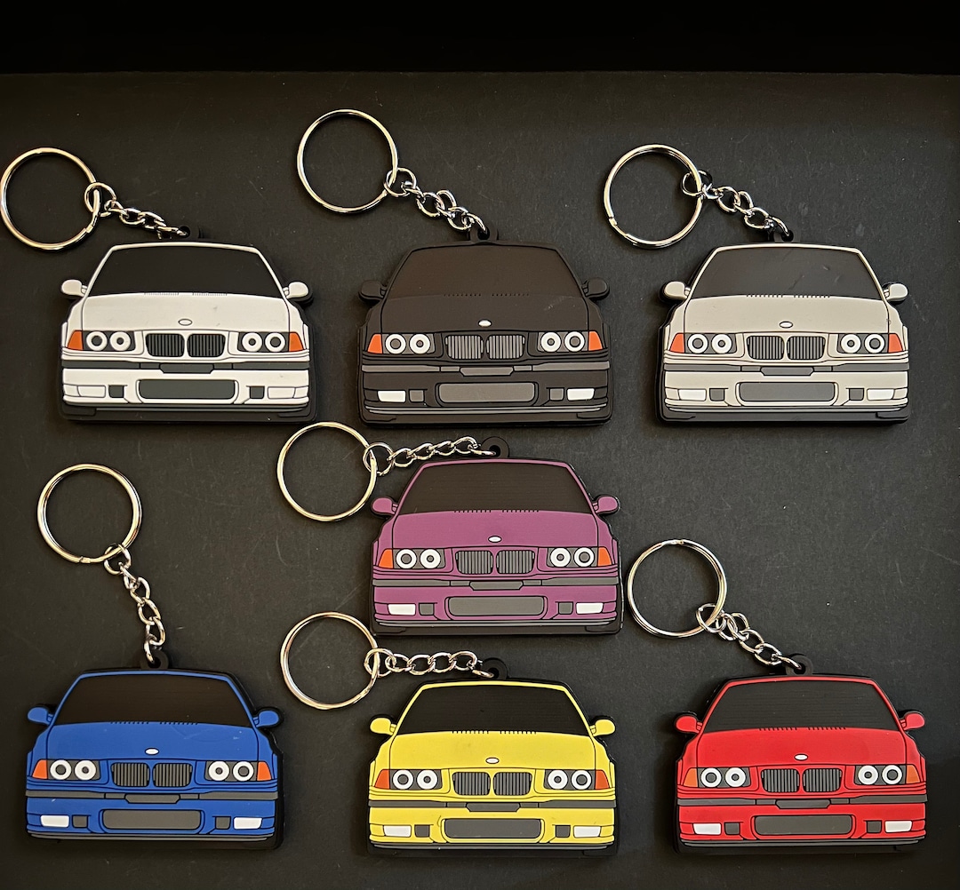 BMW E36 M3 PVC Rubber Keychain - Etsy