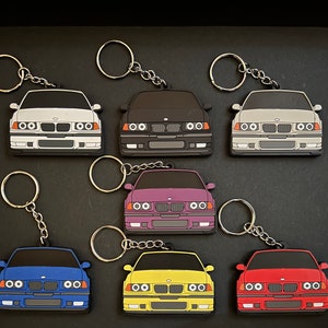 BMW E36 M3 PVC Rubber Keychain