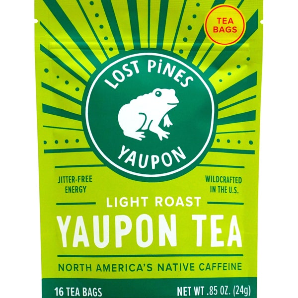 Yaupon Tea Light Roast - 16 tea bags