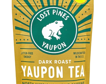 16 tea bags - Dark Roast Yaupon Tea