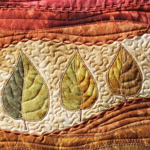 Autumn Leaves Wall Hanging Quilt Kit Etsy