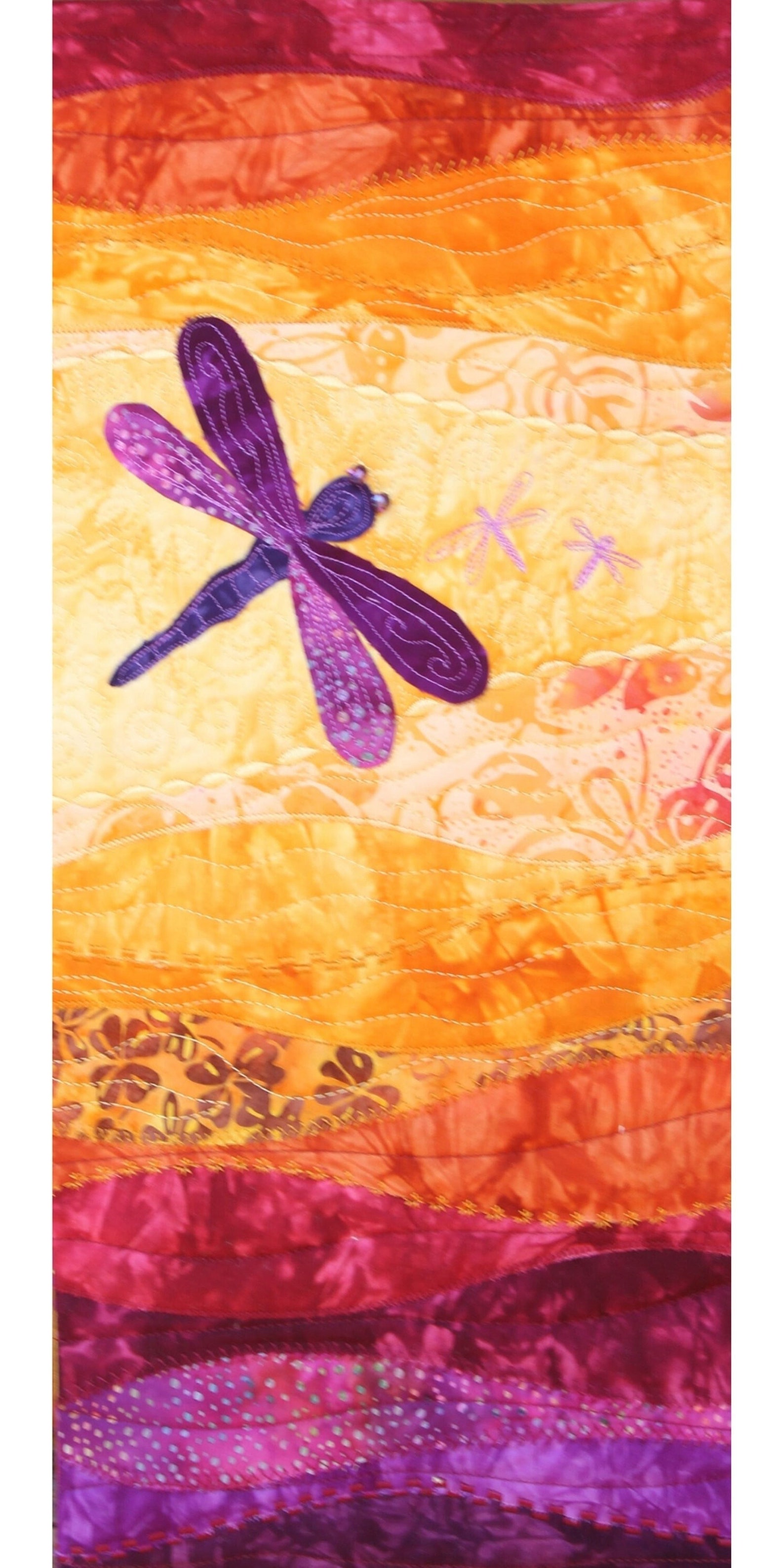 Summer Dragonfly Wall Hanging Quilt Kit Etsy
