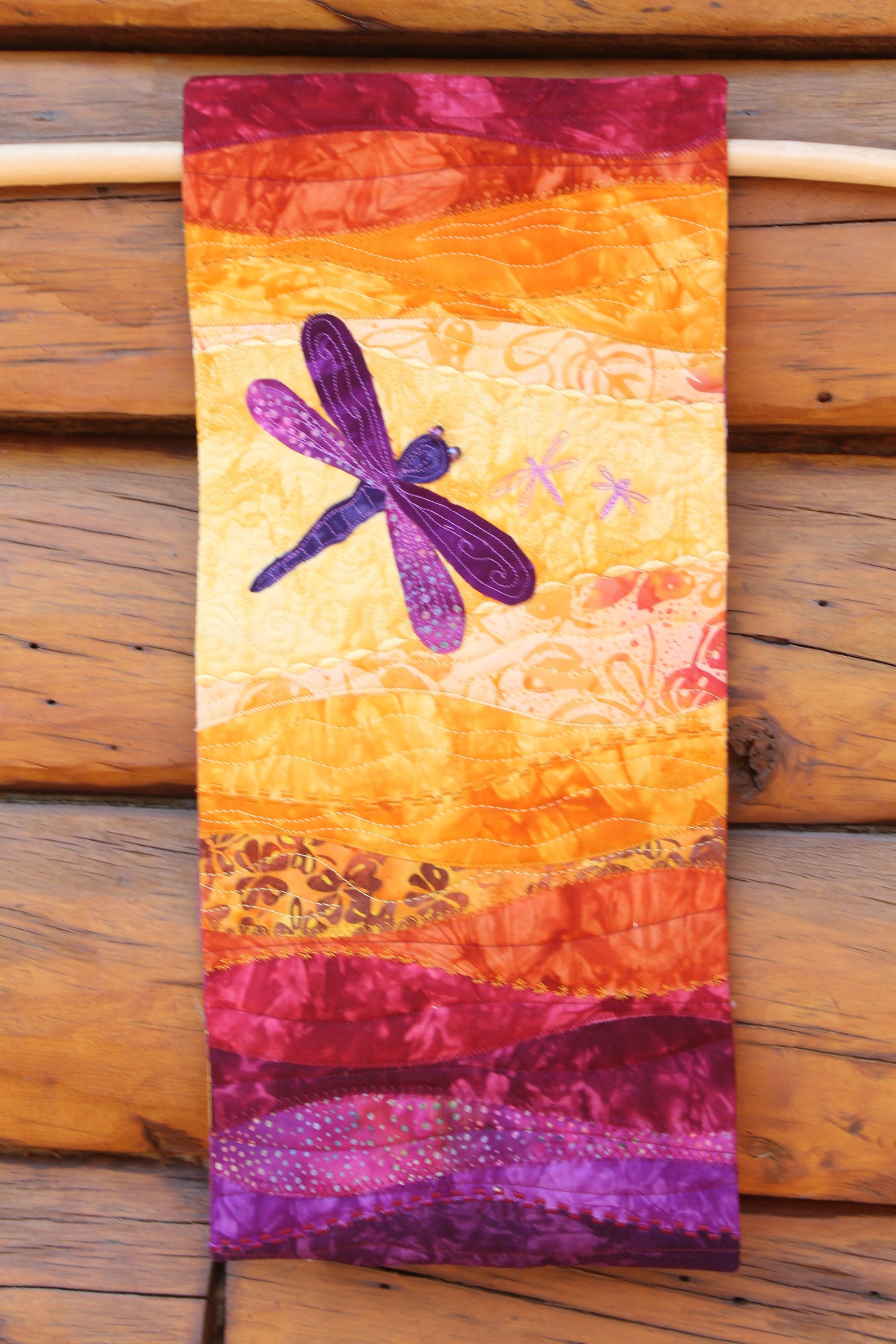 Summer Dragonfly Wall Hanging Quilt Kit Etsy