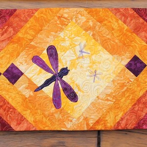 Summer Dragonfly Table Runner Quilt Kit - Etsy