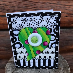 Whimsical Heart Card Digital Pattern