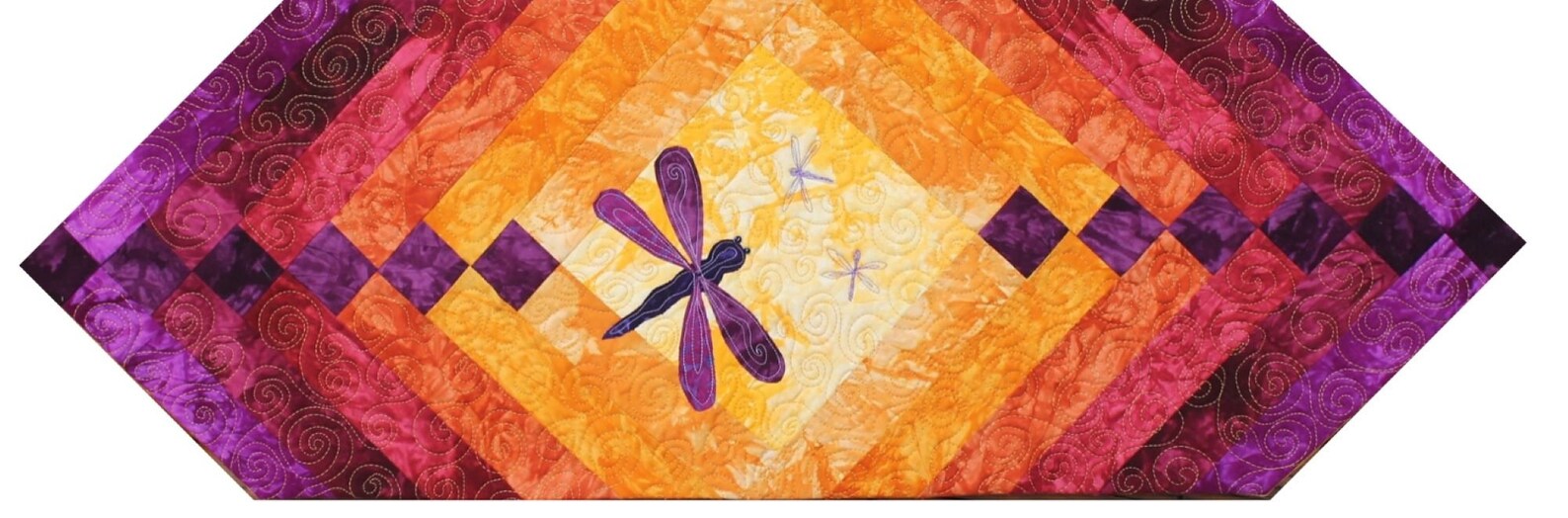 Summer Dragonfly Table Runner Quilt Kit - Etsy