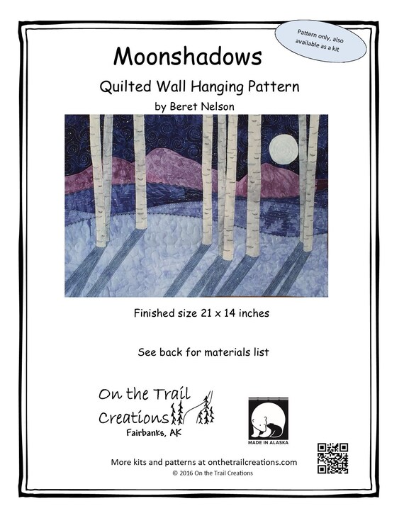 Kit Couture Mural 'Serenity' - Créations On The Trail, Tissus Teints Main, 12,5 X 22 Pouces