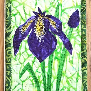 Wild Iris Quilted Grußkarten-Kit