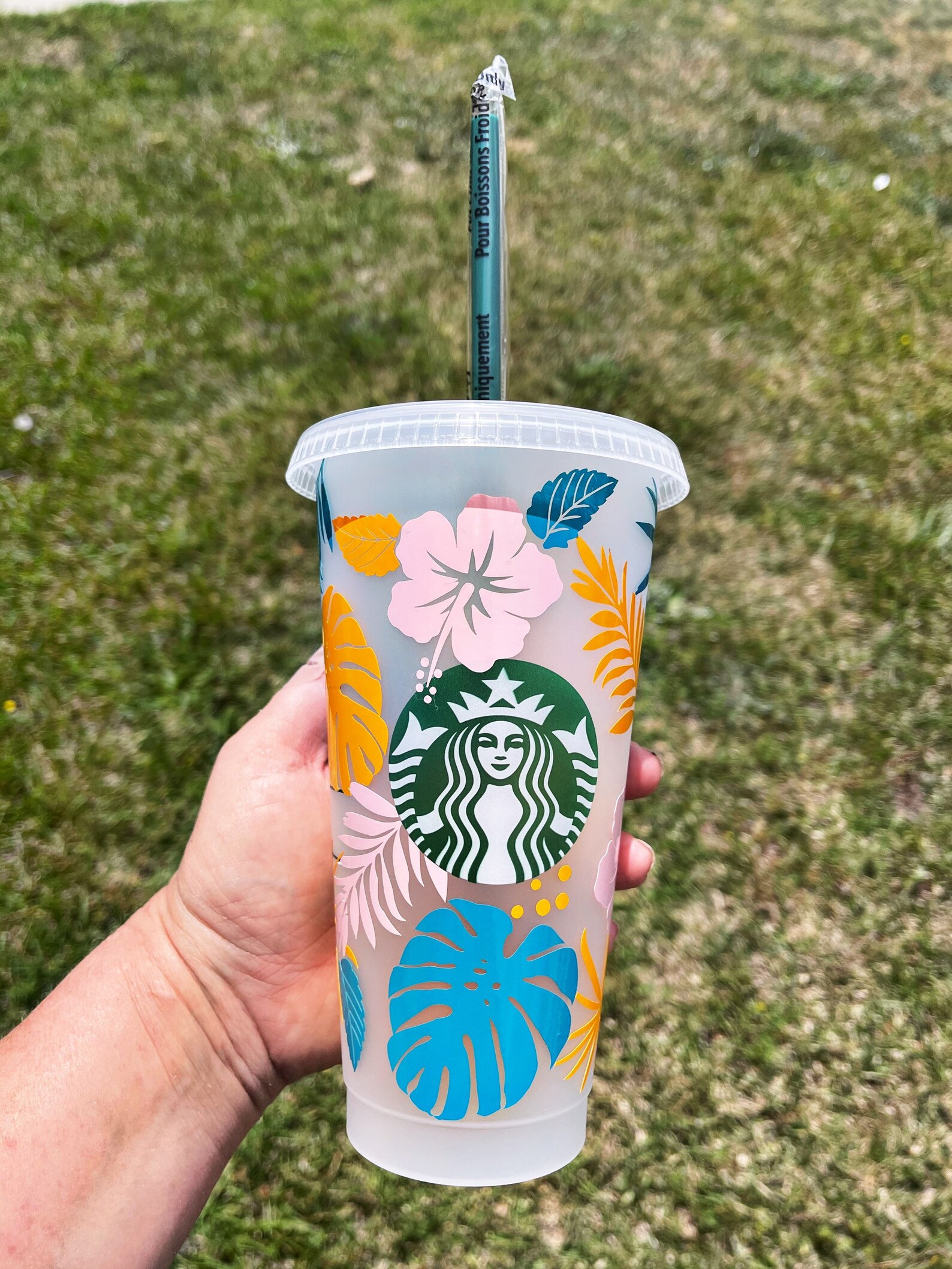 Tropical Starbucks Cup Hawaii Starbucks Cup Hawaii Etsy