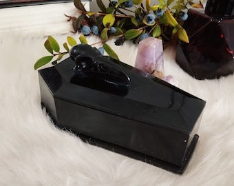 Raven coffin box