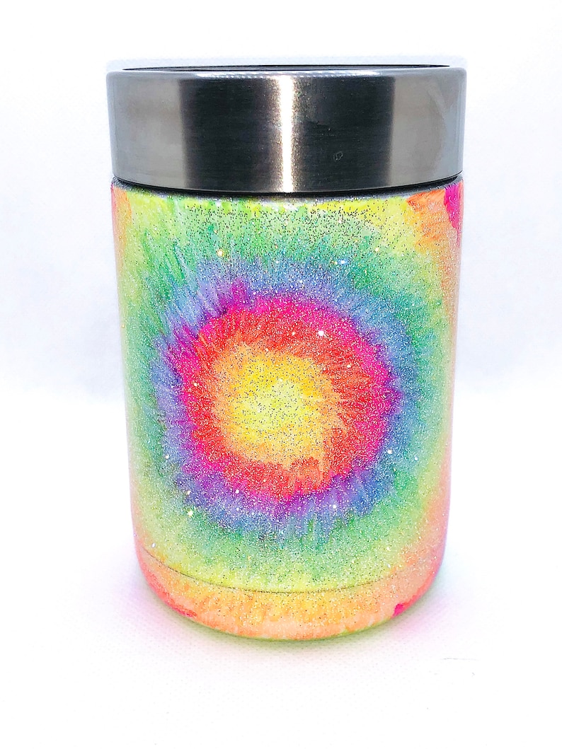 Stainless steel can koozie tie dye Etsy