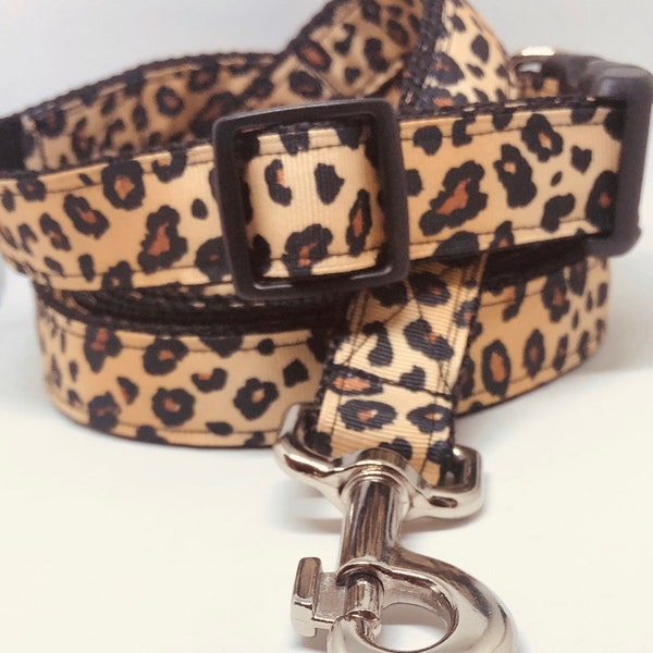 Leopard Dog Collar Etsy