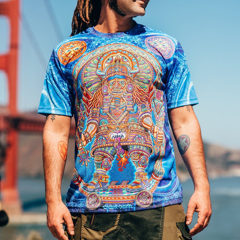 Psychedelic Print Men's Sweatshirt
