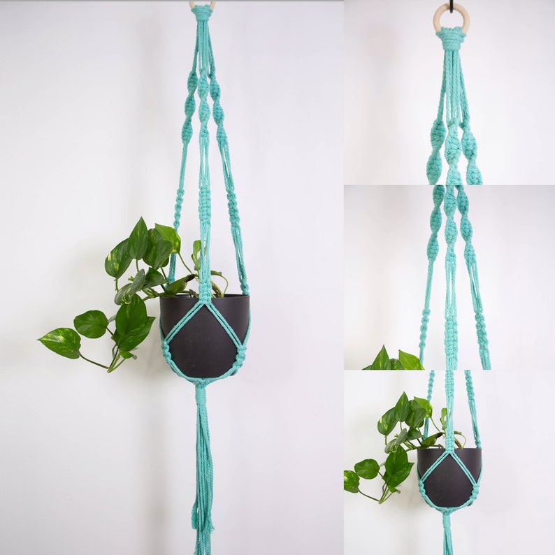 Plant Hanger Natural Create Your Own Make Your Own Hanger DIY MACRAME Plant Hanger Kit
