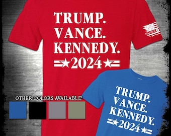Trump Vance Kennedy Shirt Make America Healthy Again RFK Jr Nothing Can Stop What's Coming Never Surrender Trump Train MAGA 2024 Patriotic