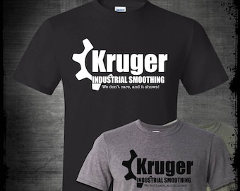 Kruger Industrial Smoothing Seinfeld T-Shirt, George Costanza Kramer Kramerica Festivus Funny 90s TV Show Human Fund Tee