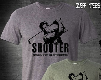 Shooter McGavin Shirt Golf Happy Gilmore 90s Movie Lustiges Golf Shirt Sommer Long Drive Putting 3 Putt World's Best Golfer Geschenk für Papa
